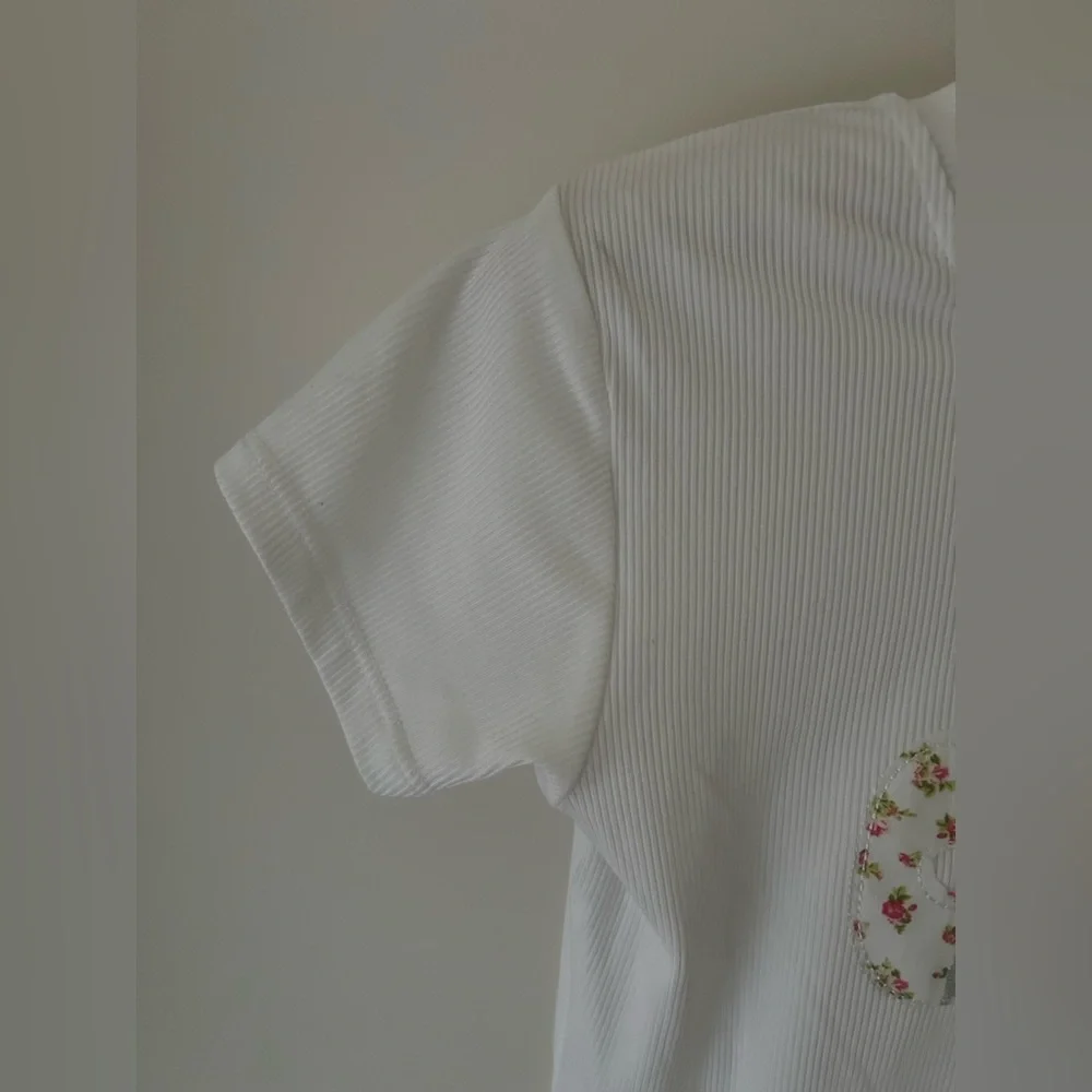 ***SOLD*** Just Polly Matching Tee and Shorts Rose Coquette Set - Picture 5 of 16